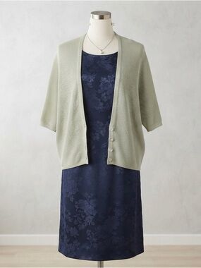 PINK  USA Light Beige Button-Front Knit Cardigan Gold Metallic thred